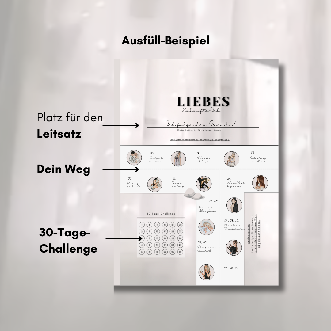 Visionbook (Monatsarbeitsbuch) DIN A5 inkl. Versand