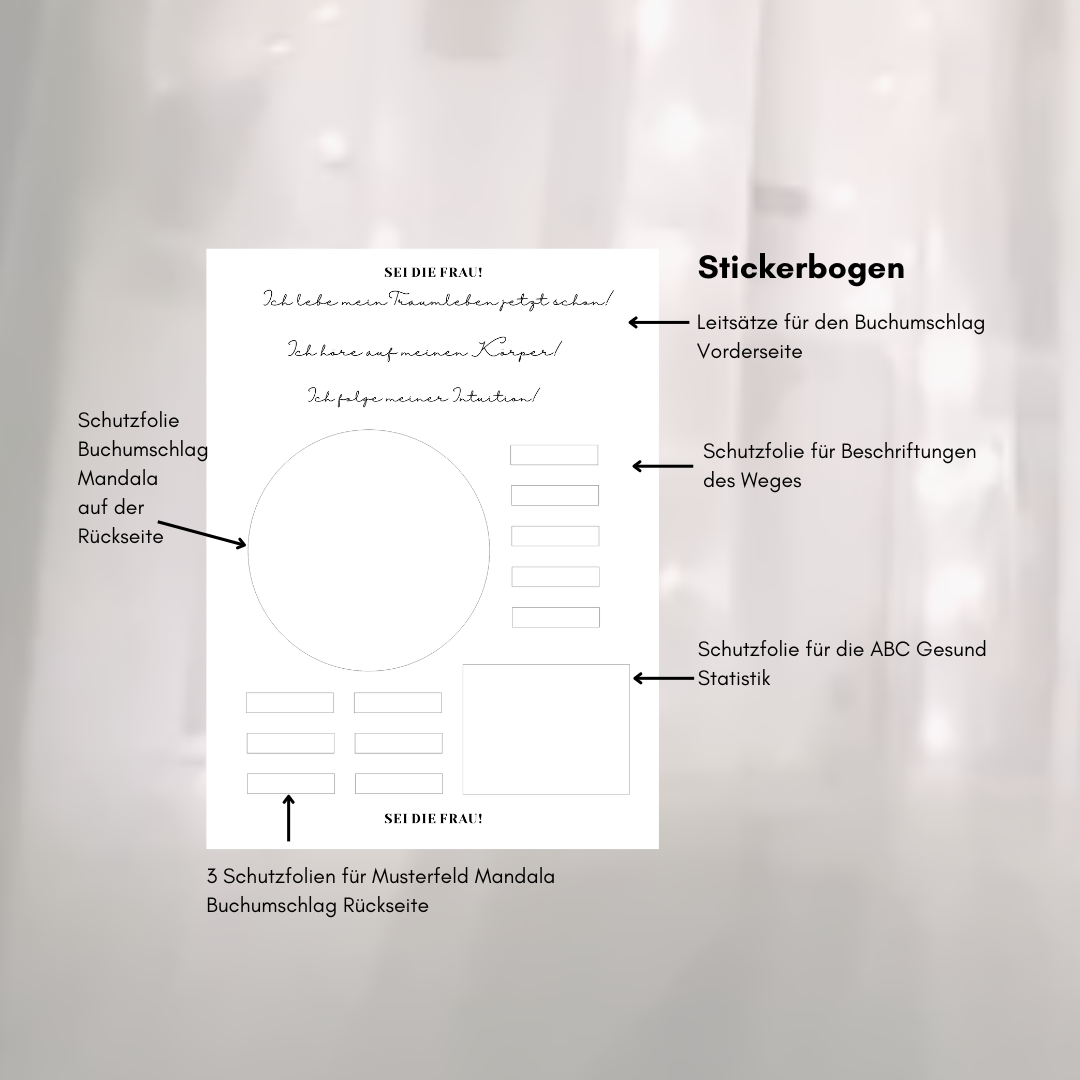 Sei die Frau Monatsarbeitsbuch DIN A5 & Zubehör